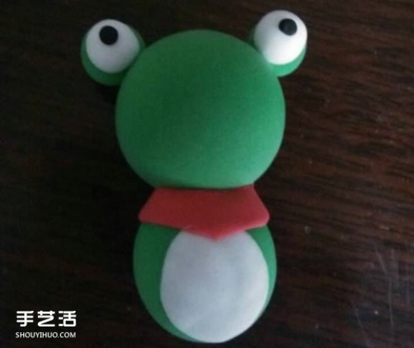 Ultra-light clay clay frog clay handmade small frog tutorial