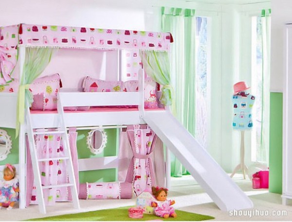 Interesting theme childrens room decoration design satisfies babys fantasy!