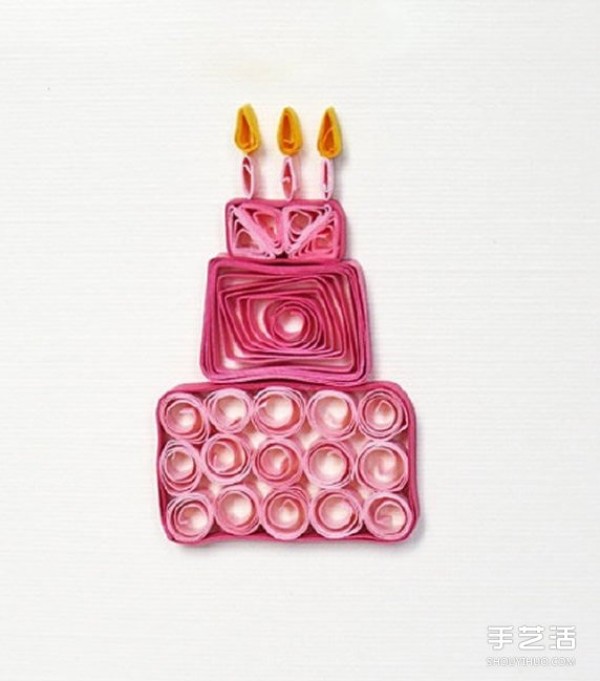 Exquisite three-dimensional paper quilling works, beautiful three-dimensional paper quilling pictures