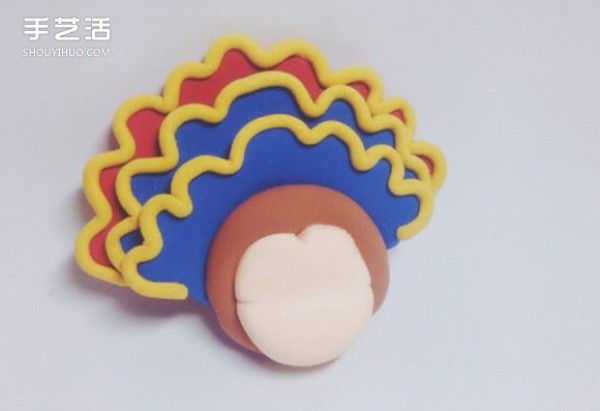 Ultra-light clay Monkey King pendant DIY to make super cute opera style