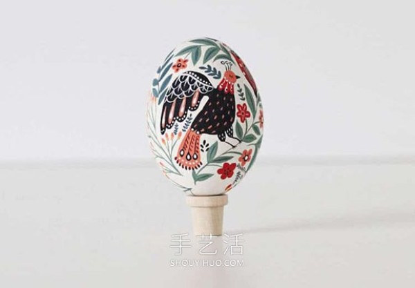 Wooden Easter eggs with the fragrance of birds and flowers! Full of Uzbek style