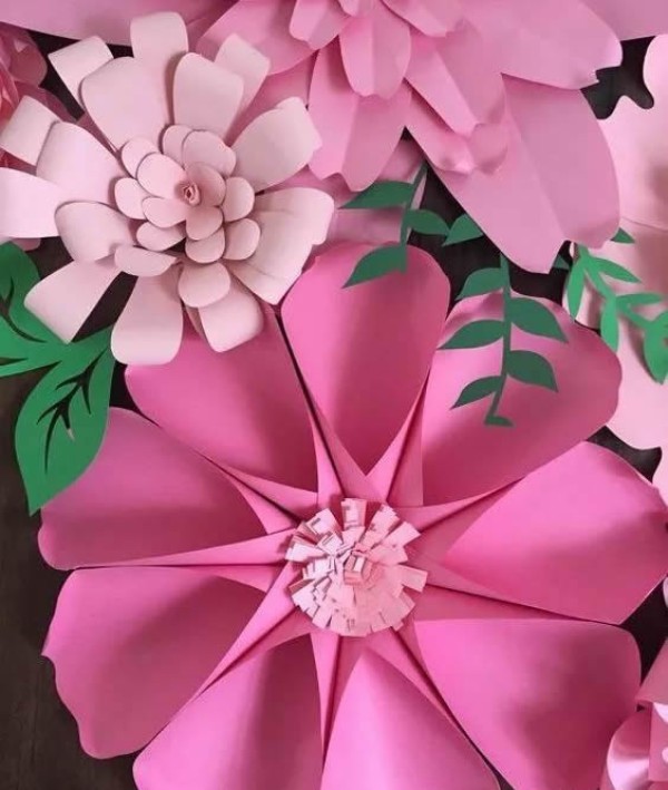 How to make handmade paper flowers with many beautiful paper flowers with complete illustrations