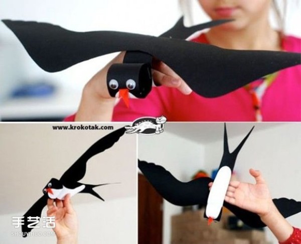 How to make handmade swallows, illustrated tutorials on handmade swallows