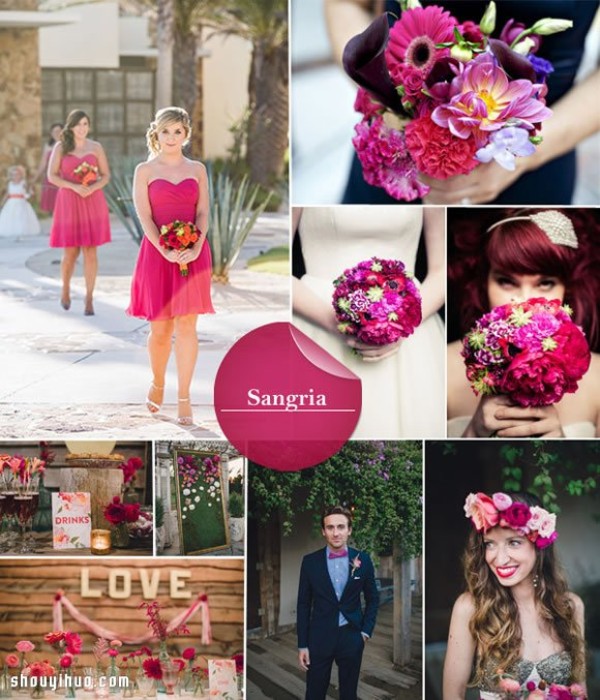 10 super beautiful wedding decoration color matching DIY