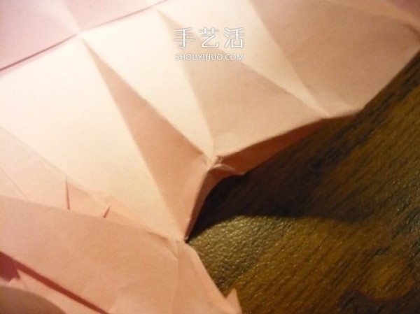 Heart-shaped gift box origami method and how to fold a covered and covered love box with illustrations