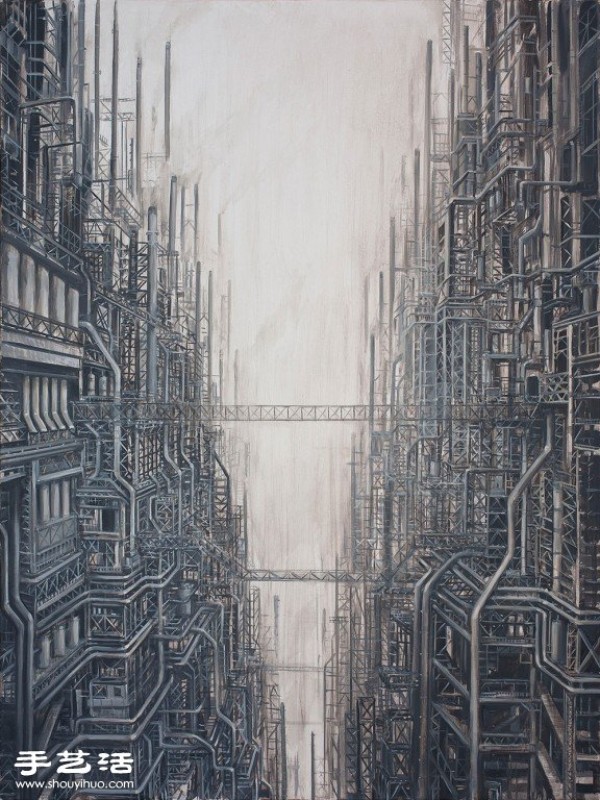 Surreal paintings by San Francisco artist MICHAEL KERBOW