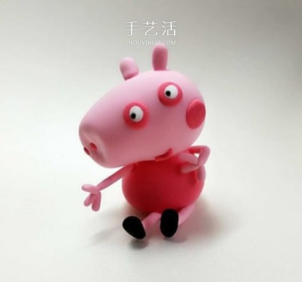 Ultra-light clay hand-made Peppa Pig Illustrated Tutorial