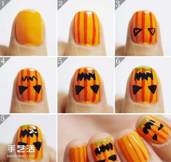 Fancy manicure picture tutorial, fashionable summer manicure style picture