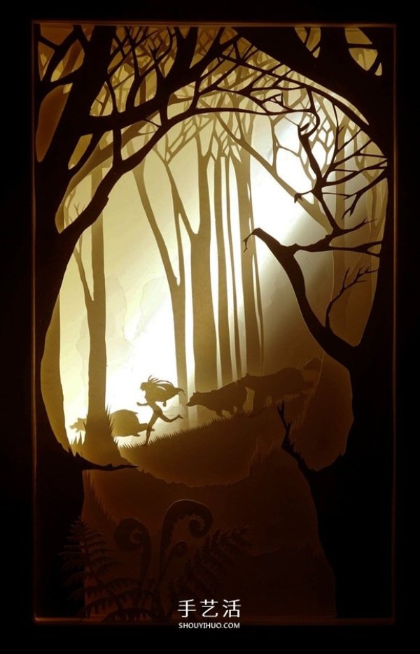 Exquisite "Paper Carving Light Box" work appreciation with paper carving video tutorial