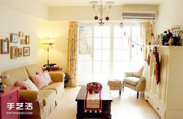 The 80-square-meter country-style home decoration is so comfortable that you don