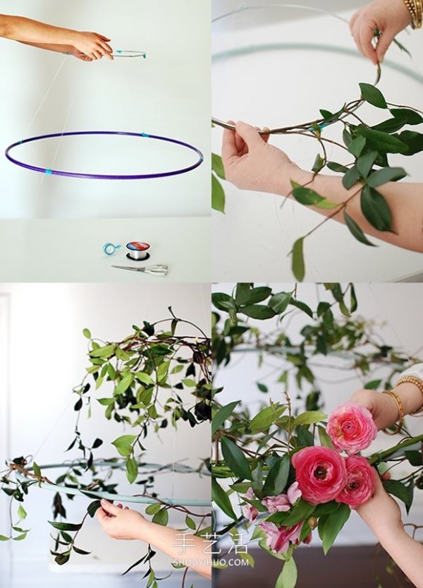 16 charming handicraft decorations made by DIY with various flowers