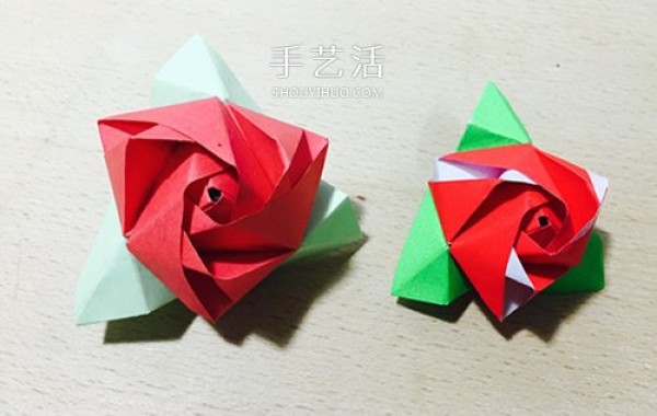 Creative Valentines Day Origami: How to Fold the Magic Squares of Changeable Roses