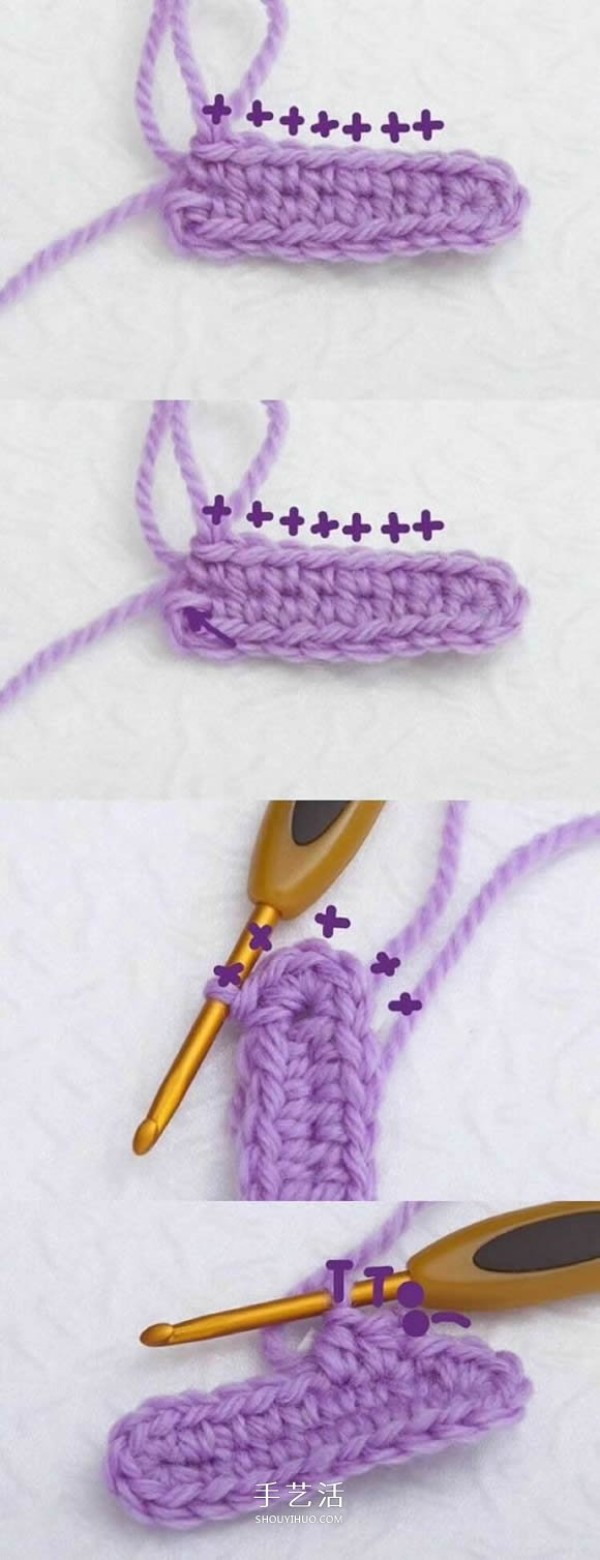 The crochet method of cute baby shoes and the tutorial of crocheting baby shoes