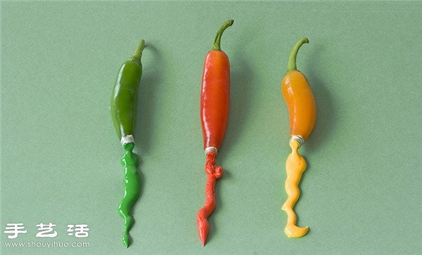 DIY creative plating works of common fruits and vegetables