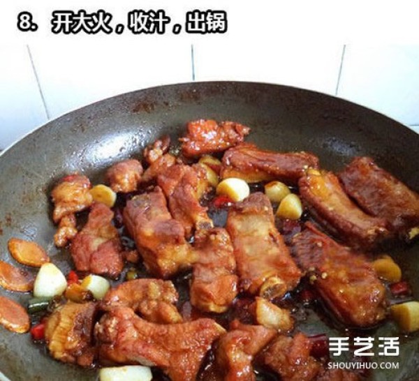 How to make homemade garlic spicy pork ribs, how to make garlic spicy pork ribs delicious