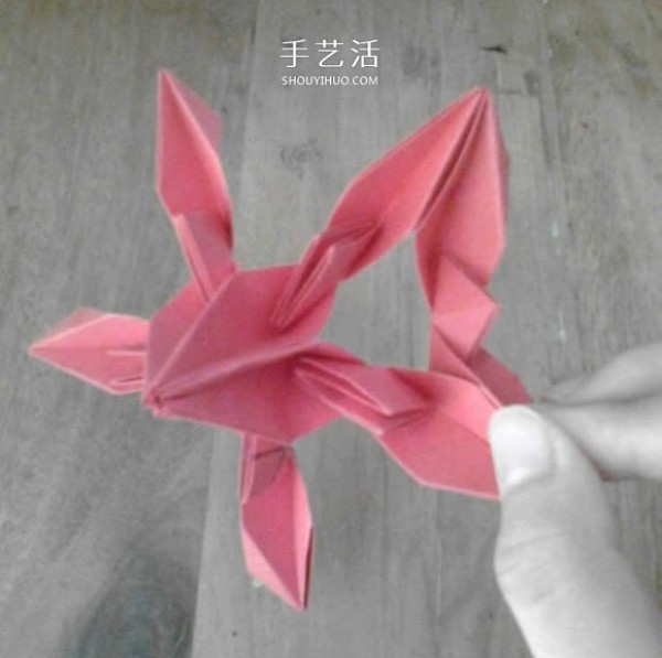 Illustrations on how to fold handmade starry sky bouquets are like hollow luminous stars