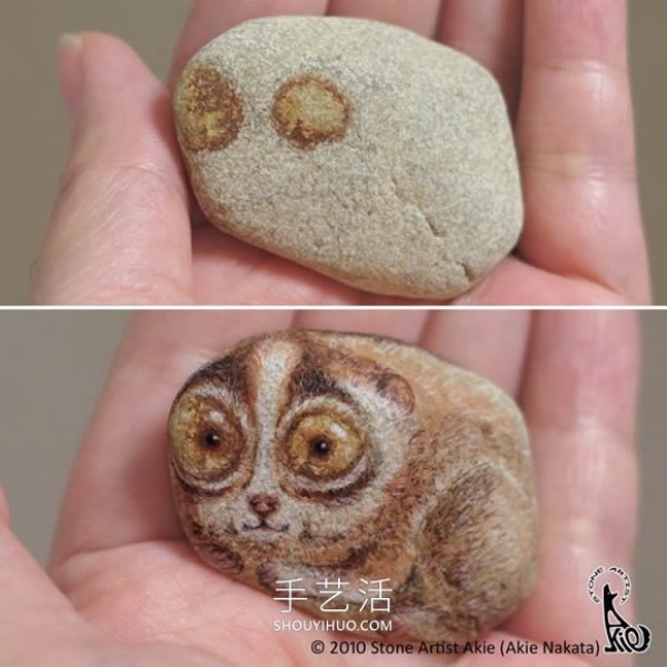 Japanese artist transforms ordinary rocks into highly realistic animals