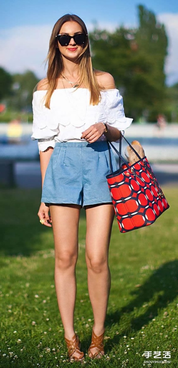 Pairing with denim shorts: 13 ways to keep you cool all summer