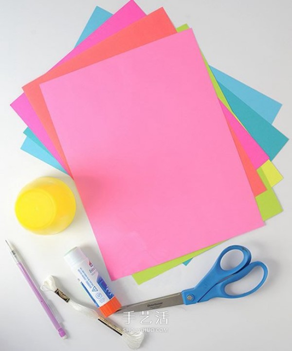 Simple small lantern production method, kindergarten cardboard lantern handmade