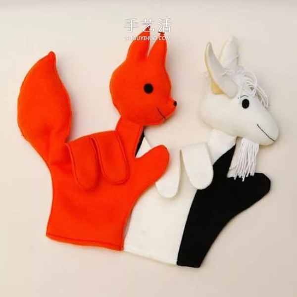 Its so easy to transform gloves and socks into hand puppets and make homemade cloth toys