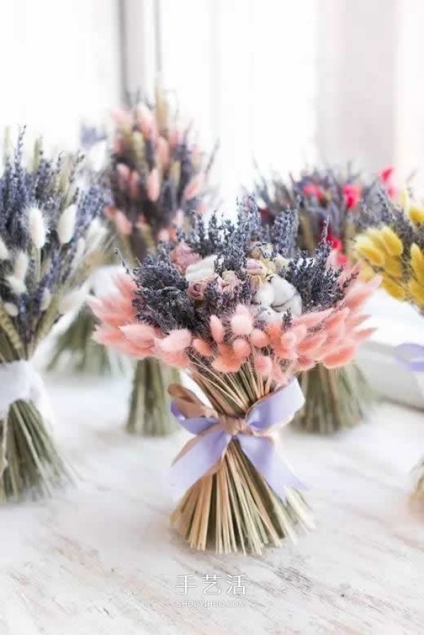 Four ways to make dried flowers, DIY beautiful gift ornaments by hand