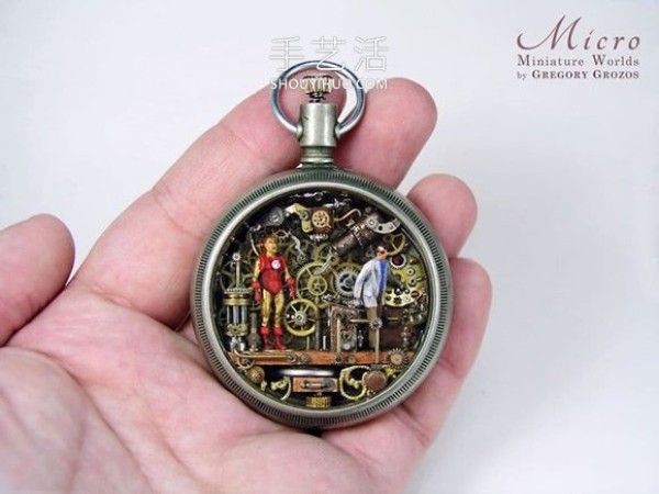 Antique pocket watch transforms into a miniature world! Nostalgic Objects DIY Mini Fantasy Fairy Tale