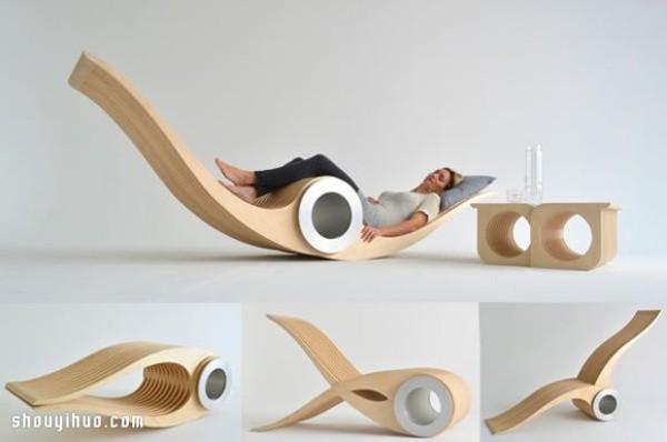 Leisurely and Elegant Multi-angle Folding Lying/Sitting/Recumbent Chair Design