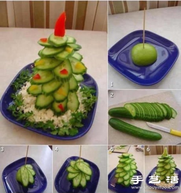 DIY good-looking and delicious fruit Christmas tree