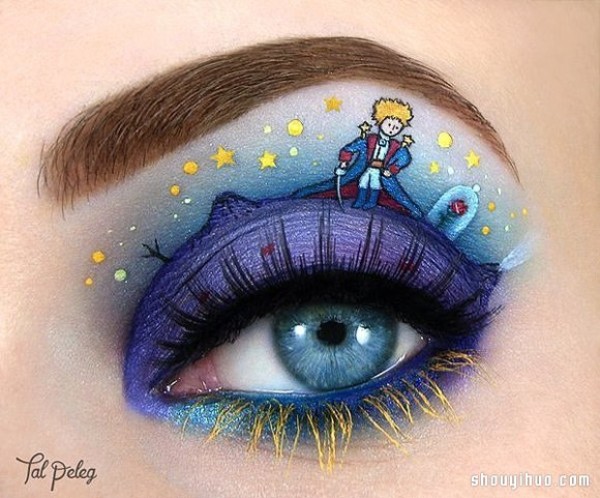 The magical art on the eyes. Do you dare to try such exaggerated eye makeup? 