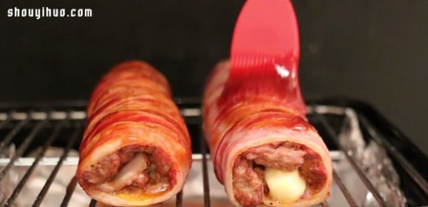 The best meat sushi recipe, homemade bacon-wrapped pure meat sushi