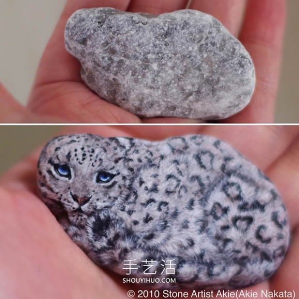 Japanese artist transforms ordinary rocks into highly realistic animals