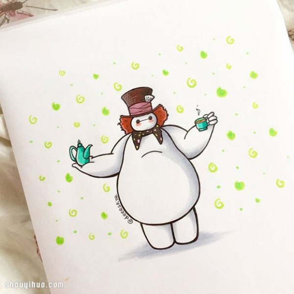 Baymax cosplays into classic Disney characters