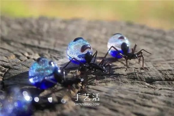 The extremely realistic insect glass sculpture is restored one to one! 