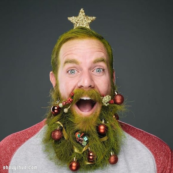 12 Weird Christmas Beards for Bearded Men to DIY! 