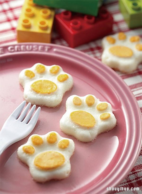 Super cute cat paw boiled eggs can be easily DIYed in an electric cooker at home! 