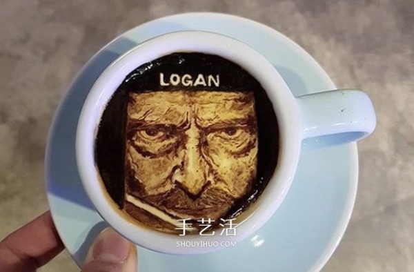 Bringing world-famous paintings into the art of coffee latte art that makes you reluctant to drink them