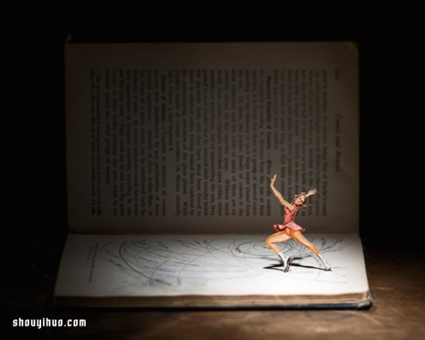 My book...comes to life! Interesting 3D paper-cut book art