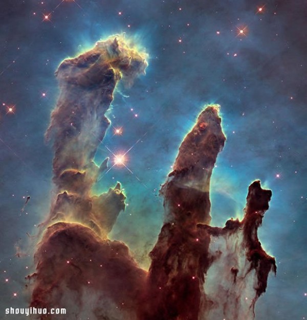 Fascinating Astronomical Phenomenon 2015 Version of the Pillars of Creation