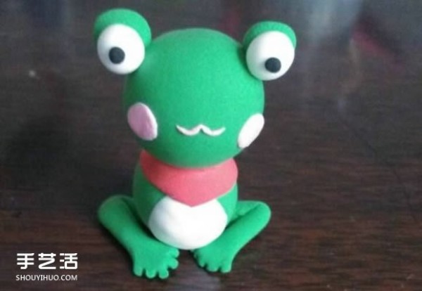 Ultra-light clay clay frogTutorial on making small frogs from frog clay