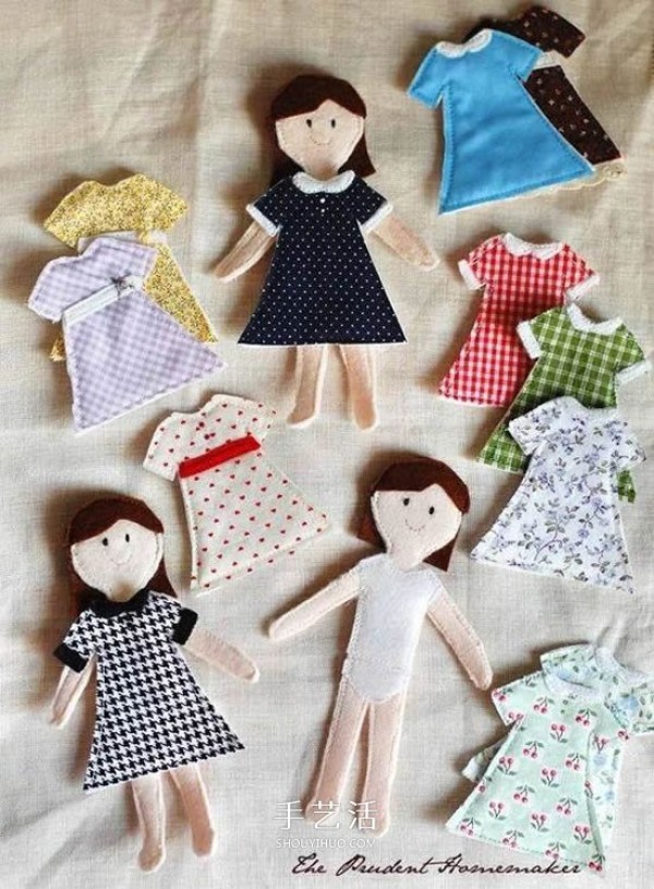 How to make a homemade dress-up doll with just a few pieces of cloth so your child can