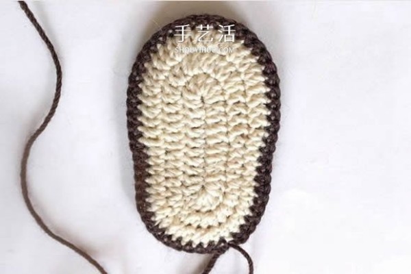 UGG style baby shoe knitting method crochet warm baby shoes