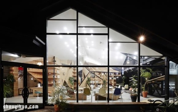 The decoration design of a hair salon full of literary atmosphere in Fukushima Prefecture, Japan