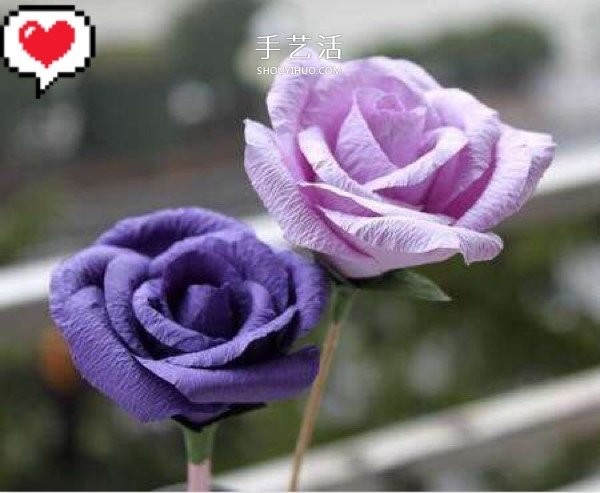 How to make roses from wrinkled paper/old wrapping paper, the shape is very realistic! 