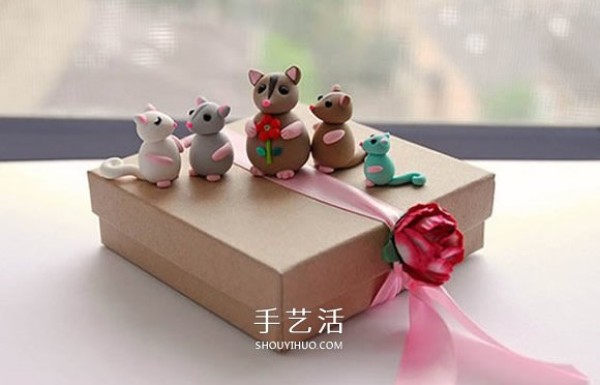 Simple and cute pictures of clay works, a complete picture of childrens clay works