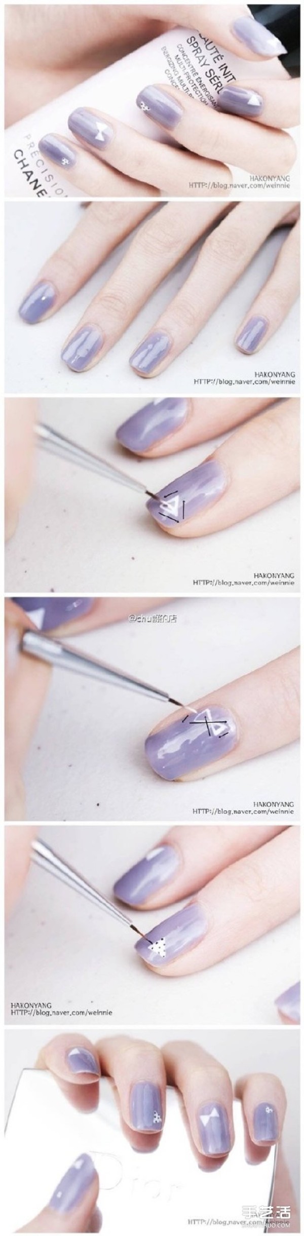 8 beautiful manicure steps and illustrated tutorials, save money and look beautiful! 