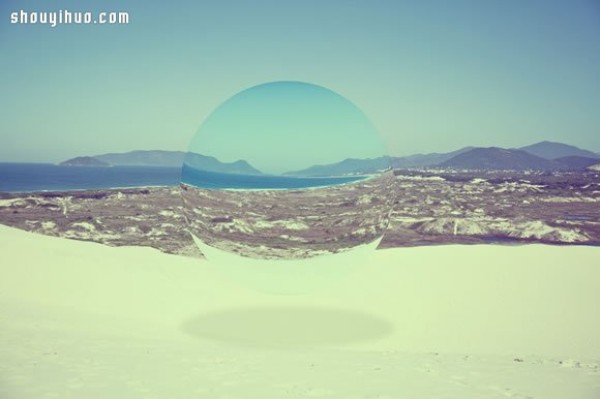 Cut the vision and DIY a beautiful and bubbling 3D geometric photography