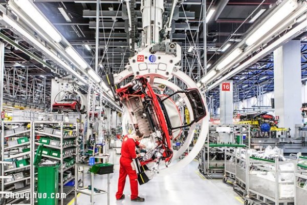 Enter Maranello, Italy and have a peek at the super ecstatic Ferrari factory