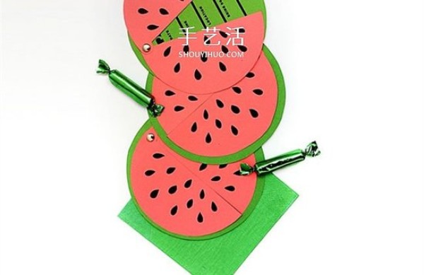 How to make an interesting invitation card with simple handmade watermelon invitation cards