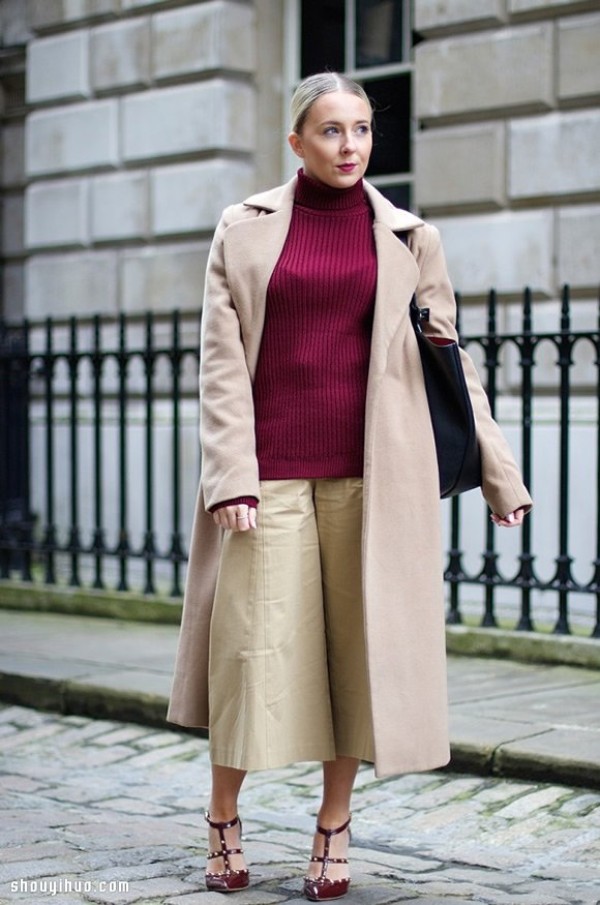 Fashion aesthetics of wide-legged trousers that hide clumsiness and make you look slimmer all year round