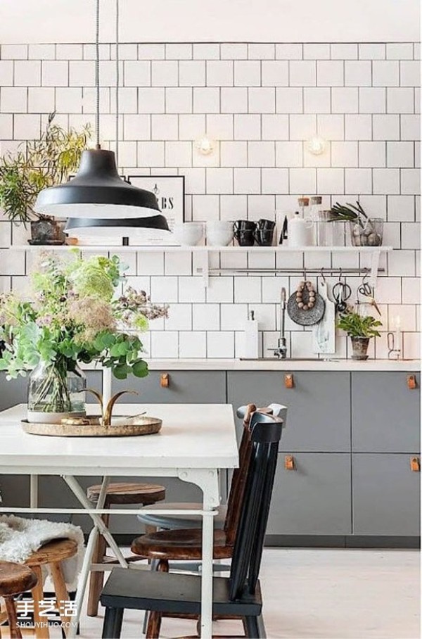 From now on you will fall in love with cooking: Nordic simple style kitchen design